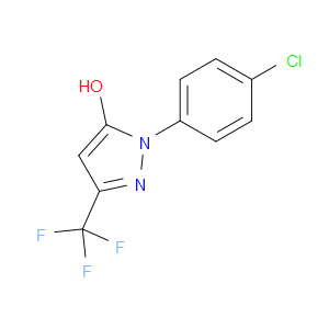 1H-PYRAZOL-5-OL, 1-(4-CHLOROPHENYL)-3-(TRIFLUOROMETHYL)-