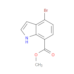 METHYL 4-BROMO-1H-INDOLE-7-CARBOXYLATE - Click Image to Close