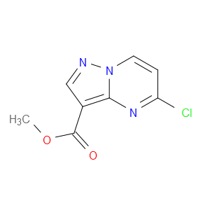 METHYL 5-CHLOROPYRAZOLO[1,5-A]PYRIMIDINE-3-CARBOXYLATE - Click Image to Close