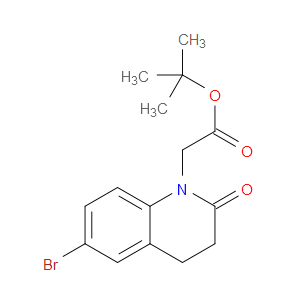TERT-BUTYL 2-(6-BROMO-2-OXO-3,4-DIHYDROQUINOLIN-1(2H)-YL)ACETATE