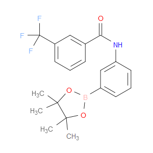 N-[3-(4,4,5,5-TETRAMETHYL-1,3,2-DIOXABOROLAN-2-YL)PHENYL]-3-(TRIFLUOROMETHYL)BENZAMIDE