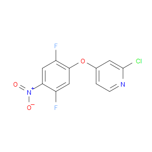 2-CHLORO-4-(2,5-DIFLUORO-4-NITROPHENOXY)PYRIDINE