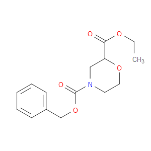 ETHYL N-CBZ-MORPHOLINE-2-CARBOXYLATE