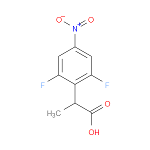 2-(2,6-DIFLUORO-4-NITROPHENYL)PROPANOIC ACID