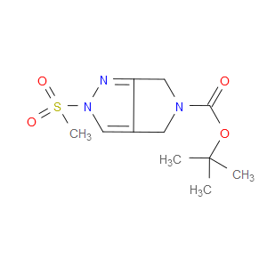 TERT-BUTYL 2-(METHYLSULFONYL)-4,6-DIHYDROPYRROLO[3,4-C]PYRAZOLE-5(2H)-CARBOXYLATE