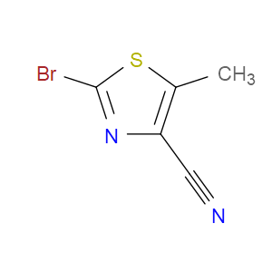 2-BROMO-5-METHYLTHIAZOLE-4-CARBONITRILE