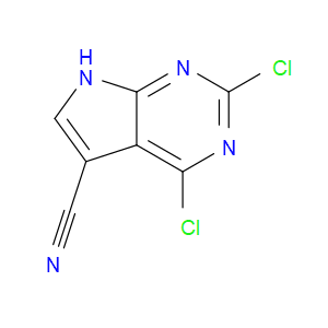2,4-DICHLORO-7H-PYRROLO[2,3-D]PYRIMIDINE-5-CARBONITRILE - Click Image to Close