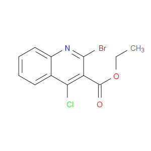 ETHYL 2-BROMO-4-CHLOROQUINOLINE-3-CARBOXYLATE - Click Image to Close