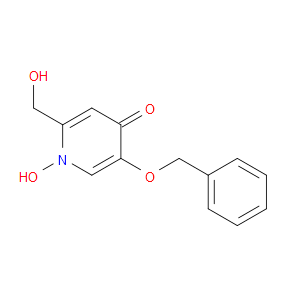 4(1H)-PYRIDINONE, 1-HYDROXY-2-(HYDROXYMETHYL)-5-(PHENYLMETHOXY)-