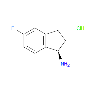 (R)-5-FLUORO-2,3-DIHYDRO-1H-INDEN-1-AMINE HYDROCHLORIDE