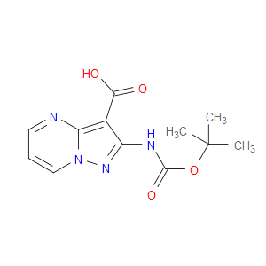 2-((TERT-BUTOXYCARBONYL)AMINO)PYRAZOLO[1,5-A]PYRIMIDINE-3-CARBOXYLIC ACID