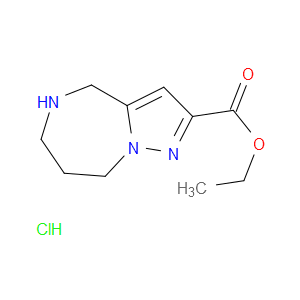 ETHYL 5,6,7,8-TETRAHYDRO-4H-PYRAZOLO[1,5-A][1,4]DIAZEPINE-2-CARBOXYLATE HYDROCHLORIDE - Click Image to Close