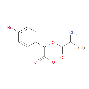 2-(4-BROMOPHENYL)-2-(ISOBUTYRYLOXY)ACETIC ACID