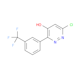 4-PYRIDAZINOL, 6-CHLORO-3-[3-(TRIFLUOROMETHYL)PHENYL]-
