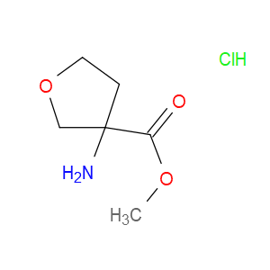 METHYL 3-AMINOOXOLANE-3-CARBOXYLATE HYDROCHLORIDE - Click Image to Close