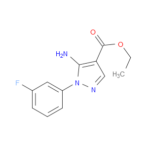 ETHYL 5-AMINO-1-(3-FLUOROPHENYL)-1H-PYRAZOLE-4-CARBOXYLATE