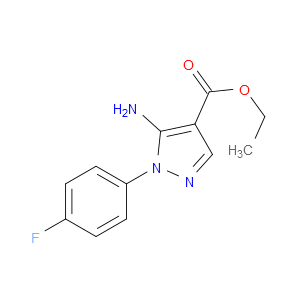 ETHYL 5-AMINO-1-(4-FLUOROPHENYL)-1H-PYRAZOLE-4-CARBOXYLATE - Click Image to Close