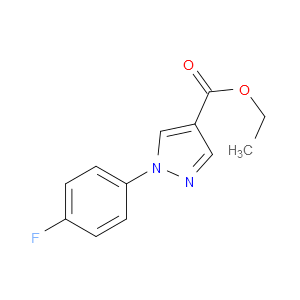 ETHYL 1-(4-FLUOROPHENYL)-1H-PYRAZOLE-4-CARBOXYLATE