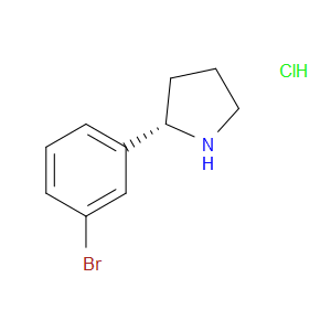 (S)-2-(3-BROMOPHENYL)PYRROLIDINE HYDROCHLORIDE