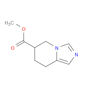 METHYL 5,6,7,8-TETRAHYDROIMIDAZO[1,5-A]PYRIDINE-6-CARBOXYLATE