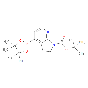 TERT-BUTYL 4-(TETRAMETHYL-1,3,2-DIOXABOROLAN-2-YL)-1H-PYRROLO[2,3-B]PYRIDINE-1-CARBOXYLATE