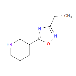 3-(3-ETHYL-1,2,4-OXADIAZOL-5-YL)PIPERIDINE - Click Image to Close