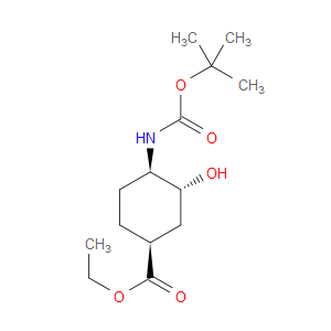 ETHYL (1S,3R,4R)-4-([(TERT BUTOXY)CARBONYL]AMINO)-3-HYDROXYCYCLOHEXANE-1-CARBOXYLATE