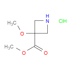 METHYL 3-METHOXYAZETIDINE-3-CARBOXYLATE HYDROCHLORIDE - Click Image to Close