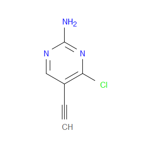 4-CHLORO-5-ETHYNYLPYRIMIDIN-2-AMINE
