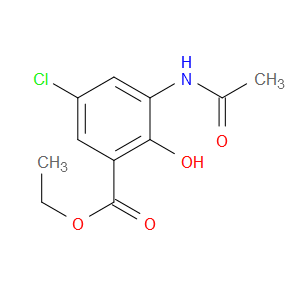 ETHYL 3-ACETAMIDO-5-CHLORO-2-HYDROXYBENZOATE
