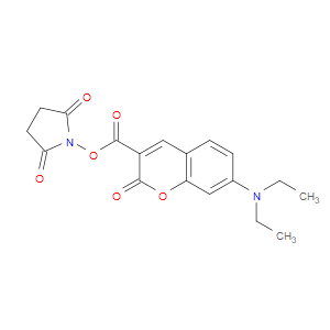 2,5-DIOXOPYRROLIDIN-1-YL 7-(DIETHYLAMINO)-2-OXO-2H-CHROMENE-3-CARBOXYLATE