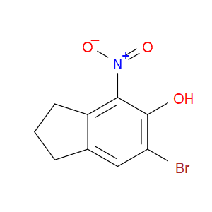 6-BROMO-4-NITRO-2,3-DIHYDRO-1H-INDEN-5-OL