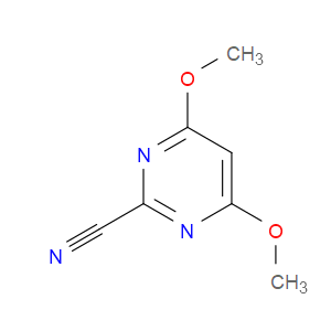 4,6-DIMETHOXYPYRIMIDINE-2-CARBONITRILE - Click Image to Close