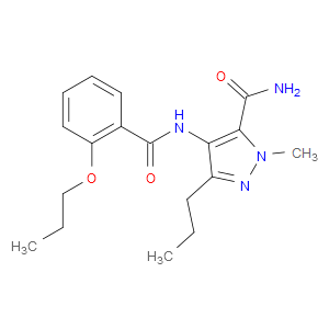 1-METHYL-4-(2-PROPOXYBENZAMIDO)-3-PROPYL-1H-PYRAZOLE-5-CARBOXAMIDE
