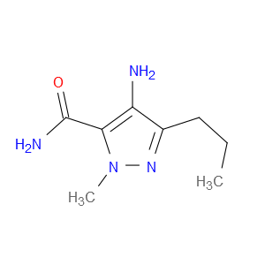 4-AMINO-1-METHYL-3-N-PROPYL-1H-PYRAZOLE-5-CARBOXAMIDE