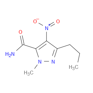 1-METHYL-4-NITRO-3-PROPYL-(1H)-PYRAZOLE-5-CARBOXAMIDE