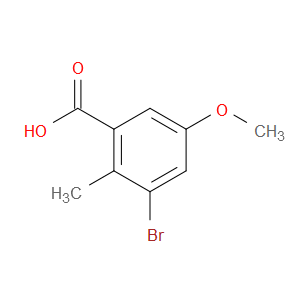 3-BROMO-5-METHOXY-2-METHYLBENZOIC ACID