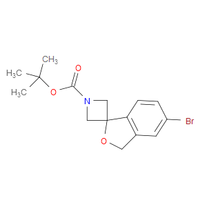 TERT-BUTYL 5'-BROMO-3'H-SPIRO[AZETIDINE-3,1'-ISOBENZOFURAN]-1-CARBOXYLATE