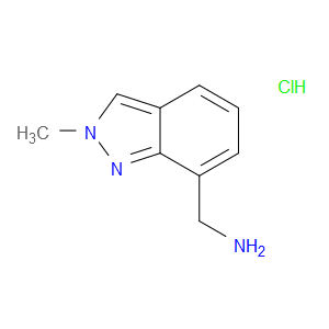 (2-METHYL-2H-INDAZOL-7-YL)METHANAMINE HYDROCHLORIDE