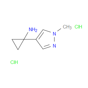 1-(1-METHYL-1H-PYRAZOL-4-YL)CYCLOPROPANAMINE DIHYDROCHLORIDE - Click Image to Close