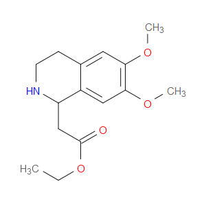 ETHYL 2-(6,7-DIMETHOXY-1,2,3,4-TETRAHYDROISOQUINOLIN-1-YL)ACETATE