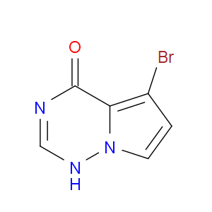 5-BROMO-3H,4H-PYRROLO[2,1-F][1,2,4]TRIAZIN-4-ONE - Click Image to Close