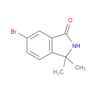 6-BROMO-2,3-DIHYDRO-3,3-DIMETHYL-1H-ISOINDOL-1-ONE - Click Image to Close