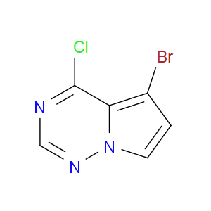 5-BROMO-4-CHLOROPYRROLO[2,1-F][1,2,4]TRIAZINE