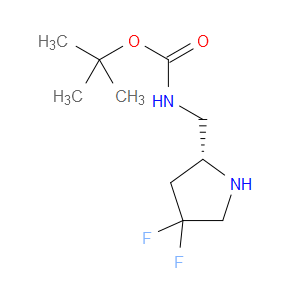 TERT-BUTYL N-([(2R)-4,4-DIFLUOROPYRROLIDIN-2-YL]METHYL)CARBAMATE