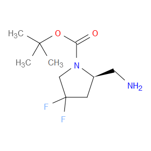 (R)-1-BOC-2-(AMINOMETHYL)-4,4-DIFLUOROPYRROLIDINE - Click Image to Close