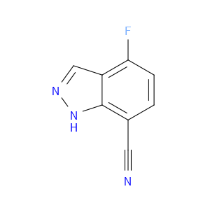 4-FLUORO-1H-INDAZOLE-7-CARBONITRILE