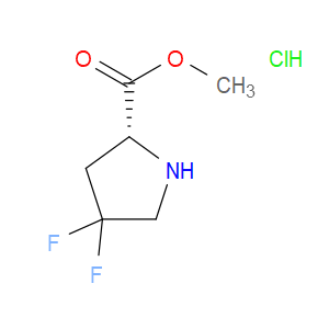 METHYL (2R)-4,4-DIFLUOROPYRROLIDINE-2-CARBOXYLATE HYDROCHLORIDE - Click Image to Close