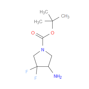 TERT-BUTYL 4-AMINO-3,3-DIFLUOROPYRROLIDINE-1-CARBOXYLATE - Click Image to Close