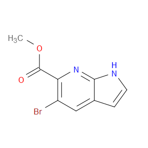 METHYL 5-BROMO-7-AZAINDOLE-6-CARBOXYLATE - Click Image to Close
